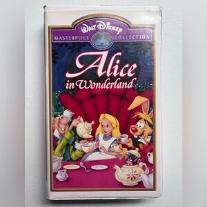 Rare Walt Disney Alice in Wonderland VHS Tape